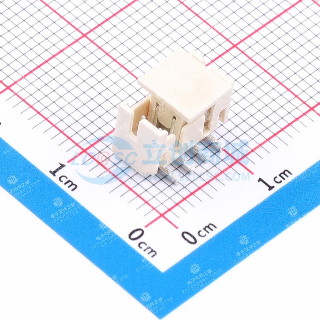 2x4P 间距:2mm 立贴 系列:PHD