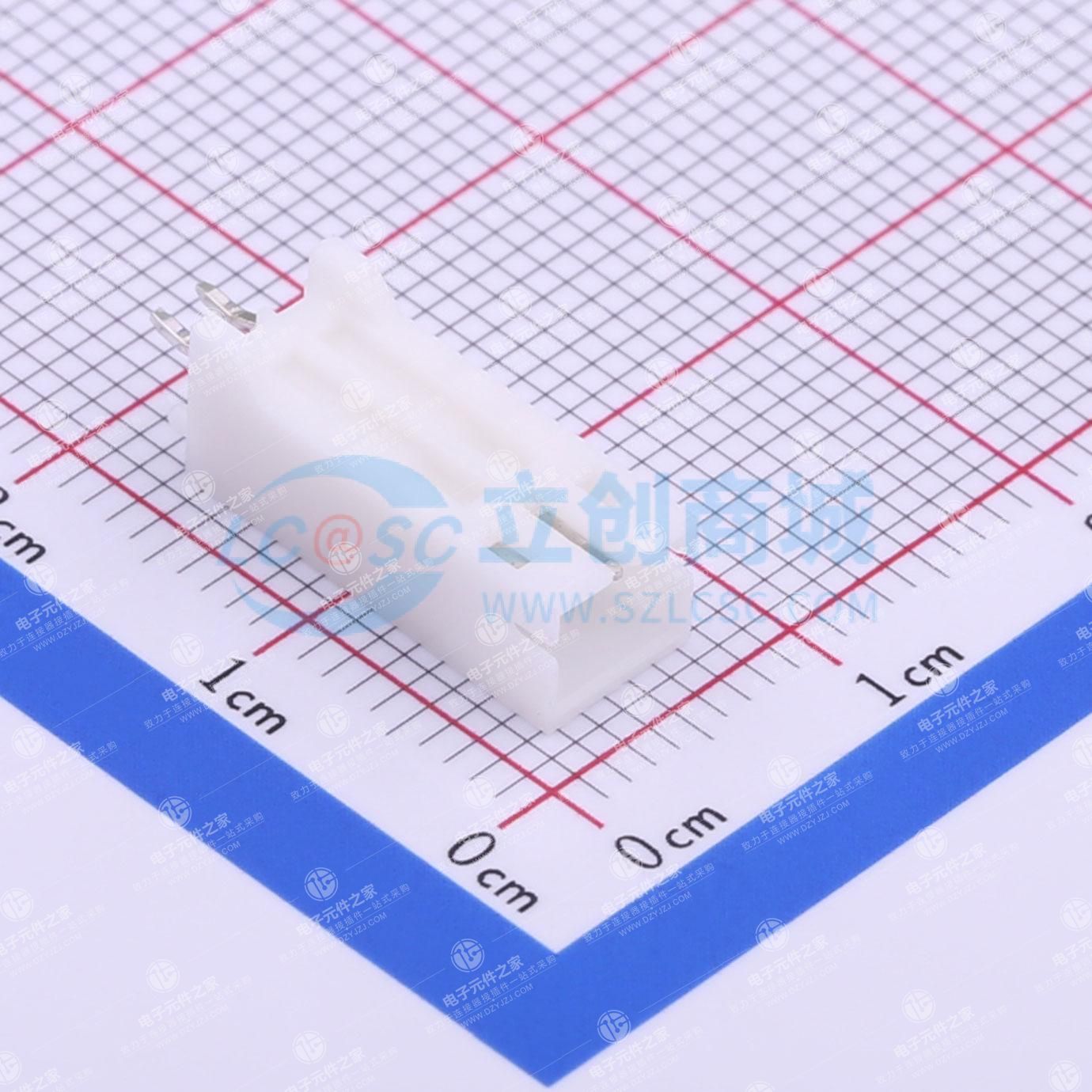 1x2P 间距:2mm 直插 系列:PH