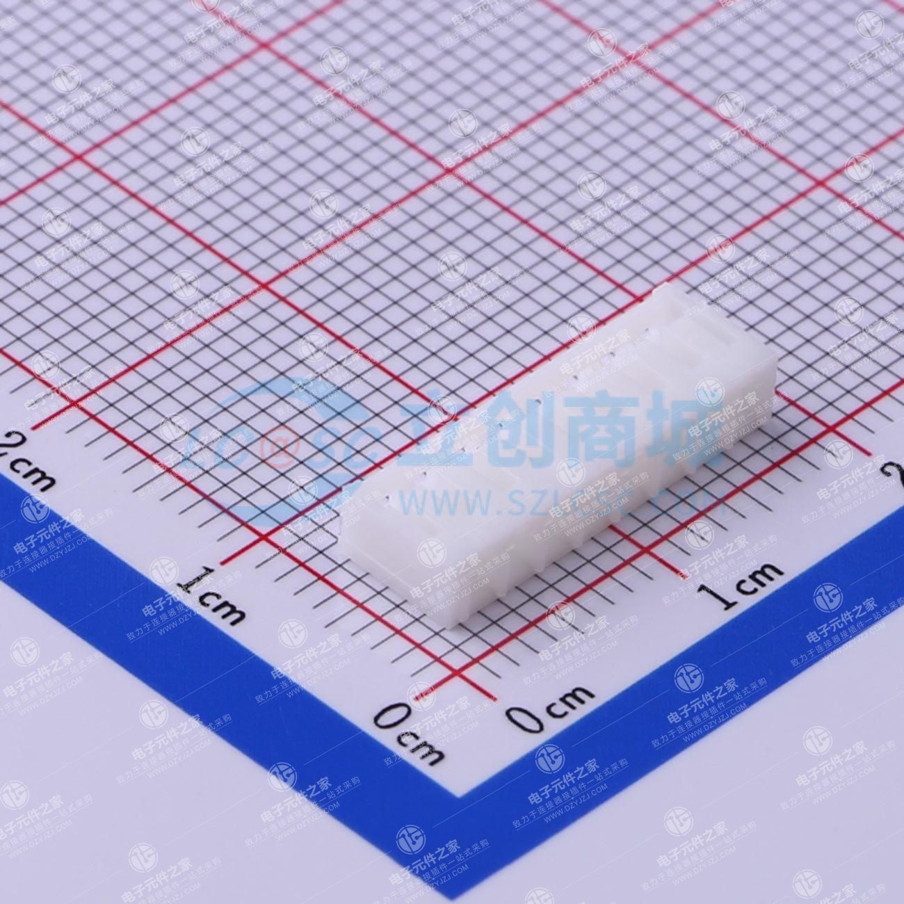 白色 1x8P 2mm