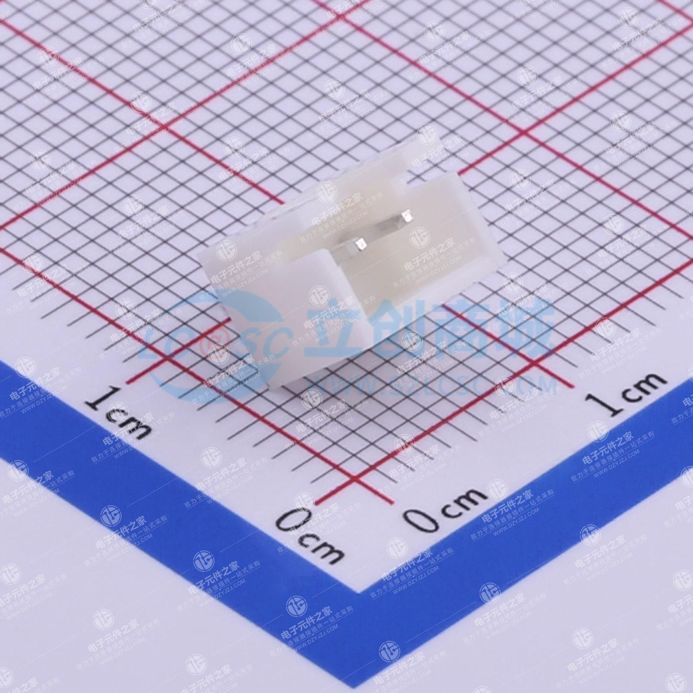1x2P 间距:2.5mm 直插 系列:XH