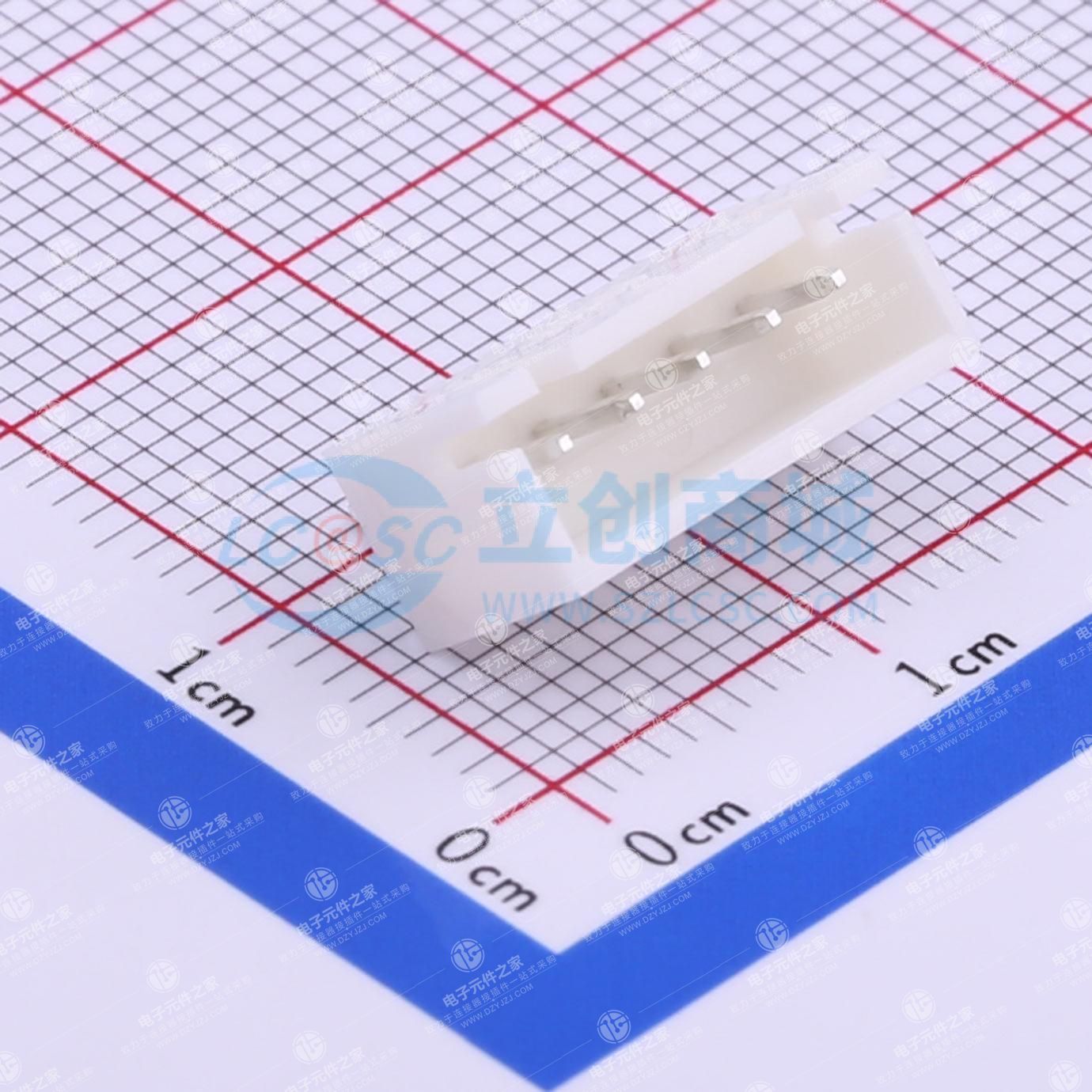 1x5P 间距:2.5mm 直插 系列:XH