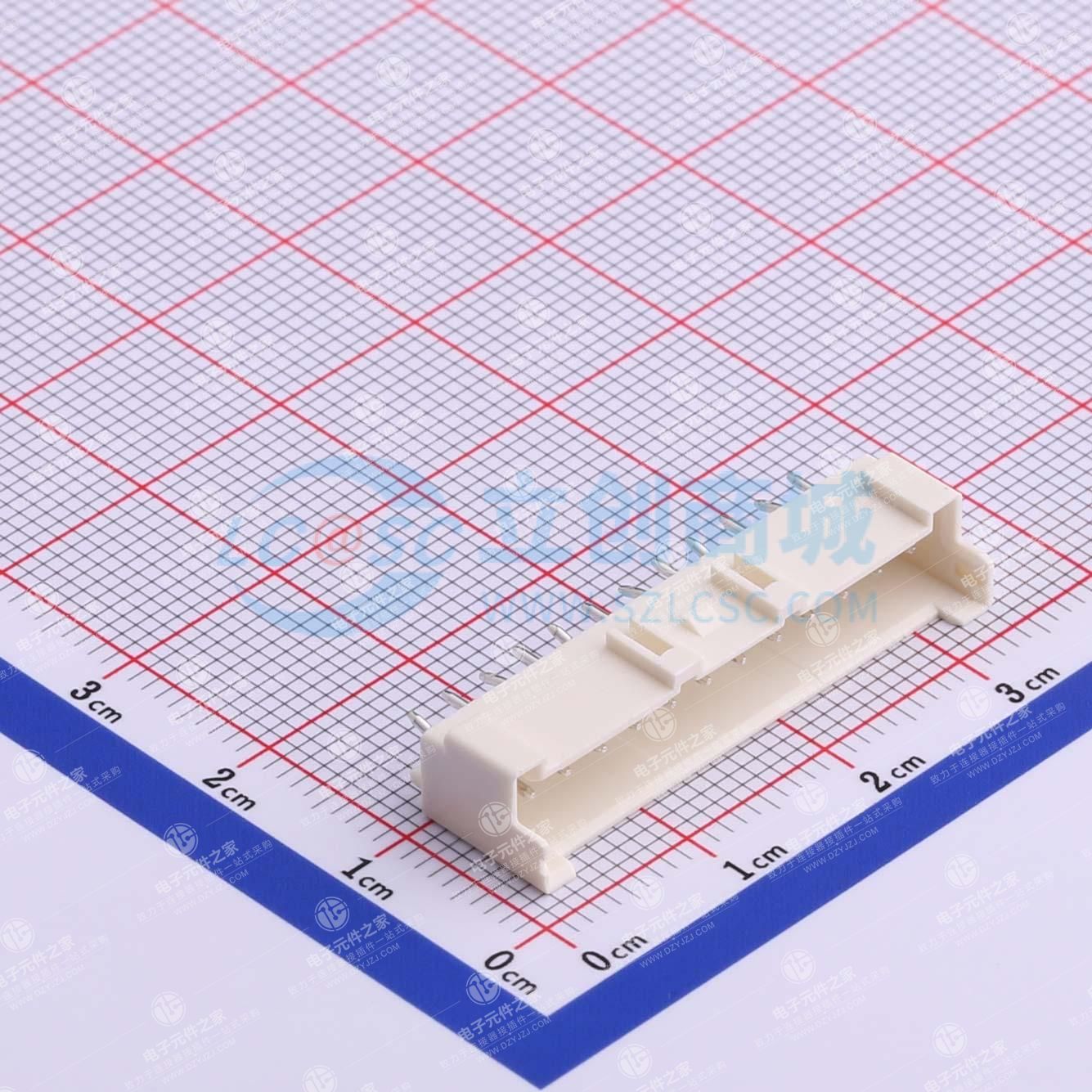 米黄 1x12P 间距:2.5mm 直插