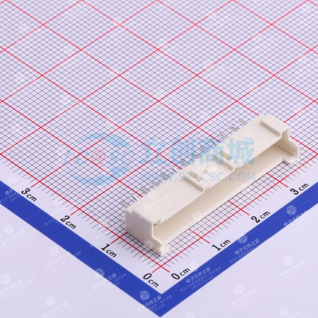 米黄 1x13P 间距:2.5mm 直插