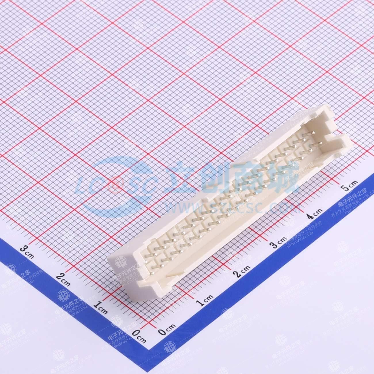 米黄 2x19P 间距:2.5mm 直插