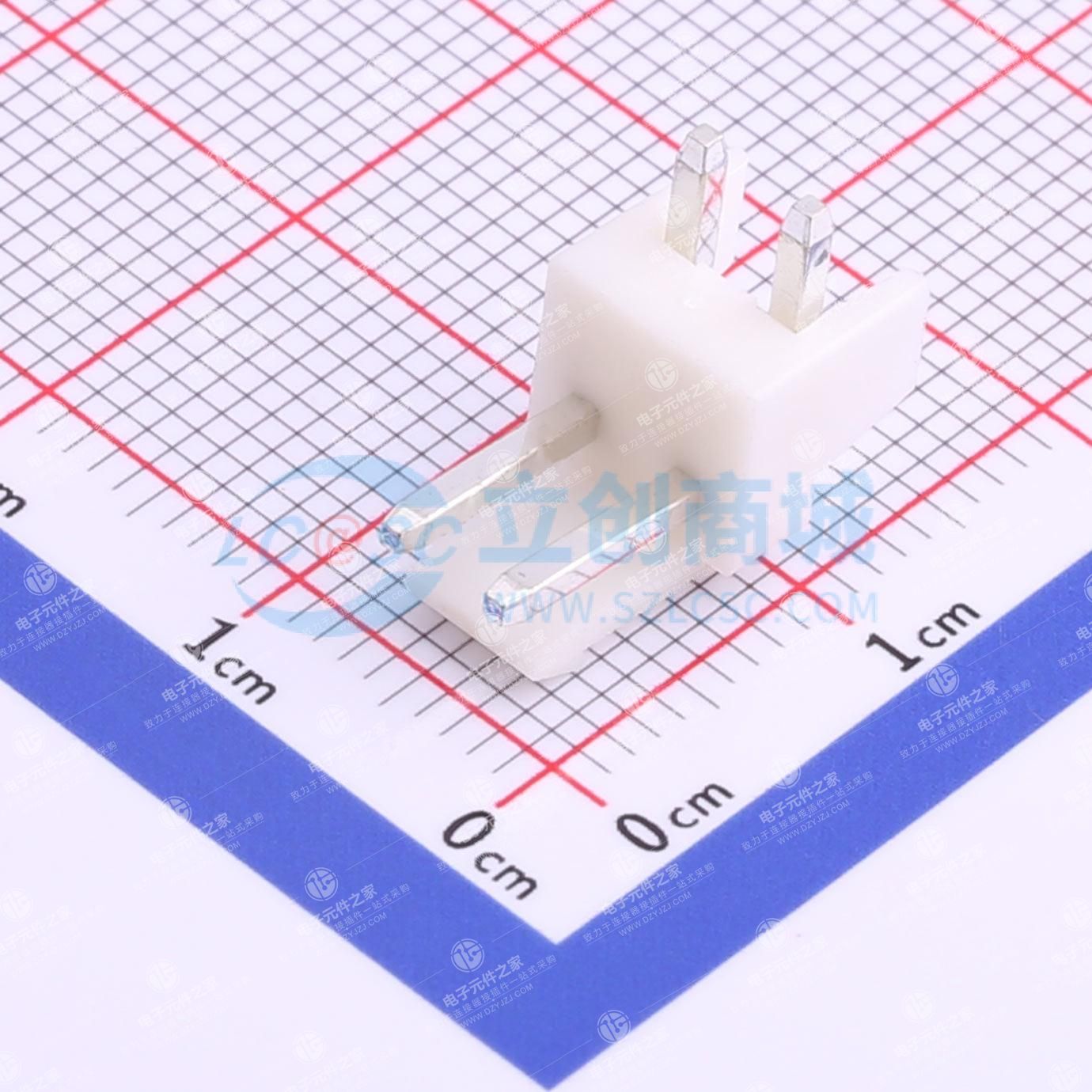 1x2P 间距:3.96mm 弯插 系列:VH