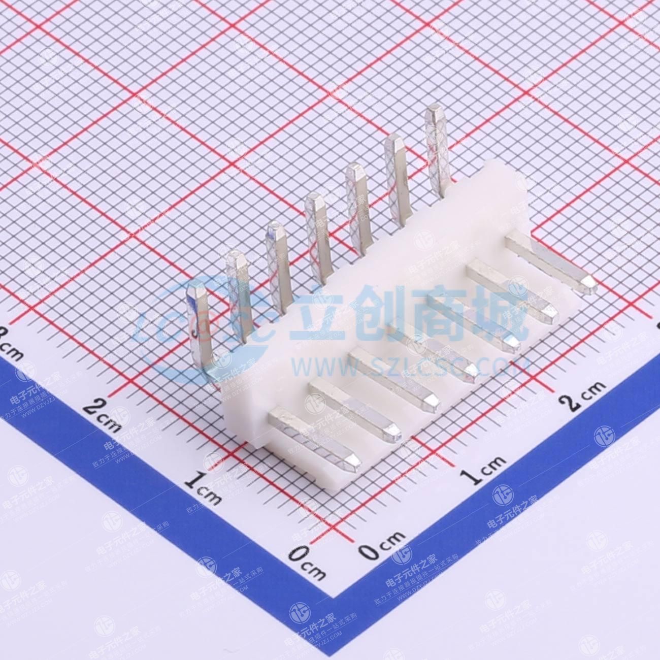 1x7P 间距:3.96mm 弯插 系列:VH