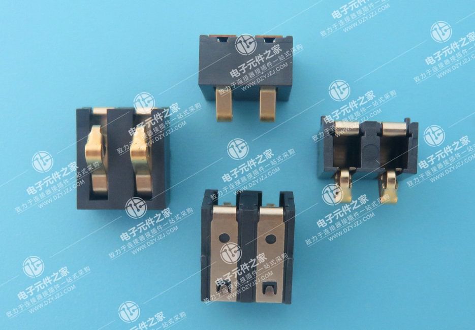 4.25PH 4.75H 2P 正压电池座 有柱 弹片7.3