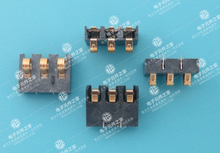 3.0PH 3P 正压电池座 无柱 固定片插板