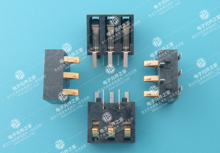 3.0PH 3P 7.7H侧压电池座 插件 有柱