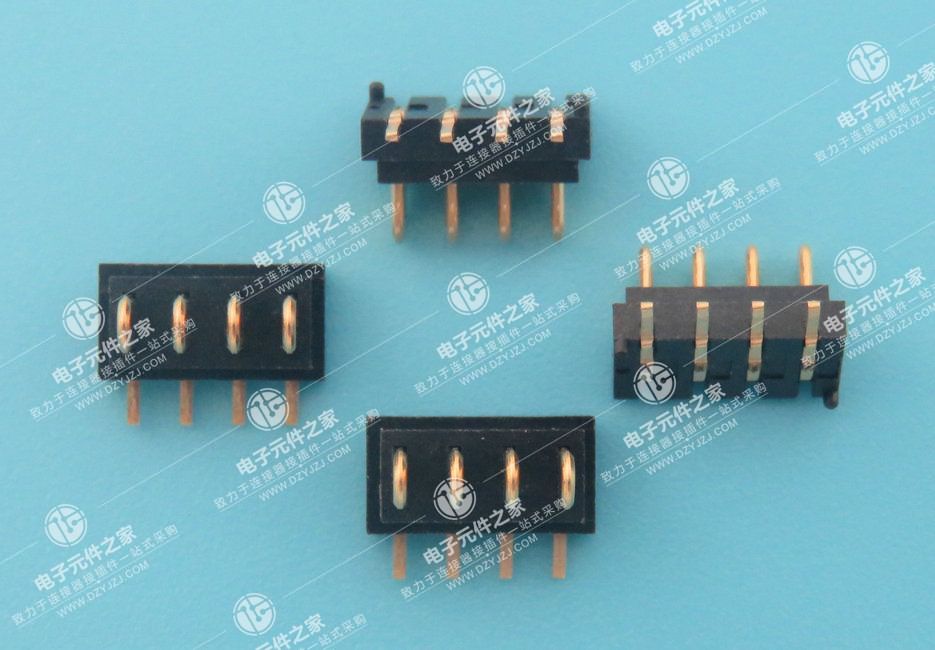 2.0PH 刀式电池座 公座弯插 带柱
