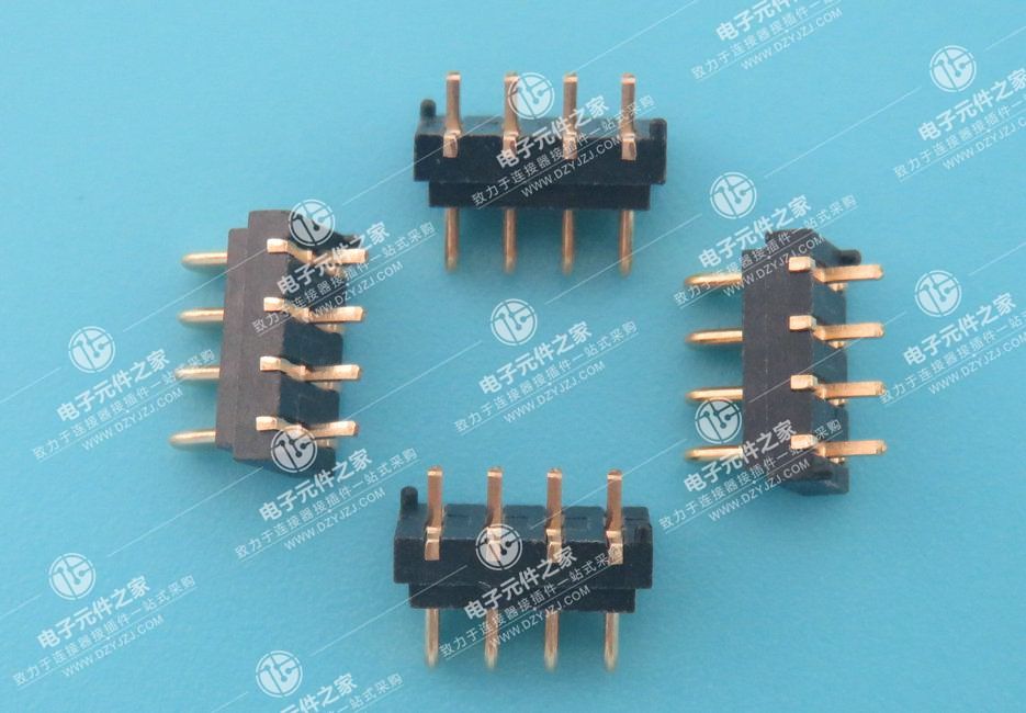 2.0PH 刀式电池座 公座直插 带柱