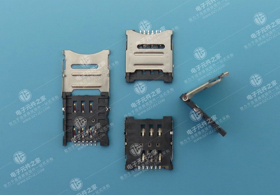 MICRO SIM 6PIN 掀盖式1.8H