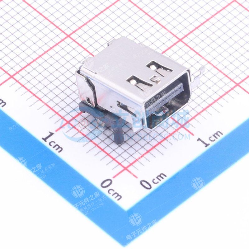 MINI DP SMT式 带弹片母座(中心高3.8)