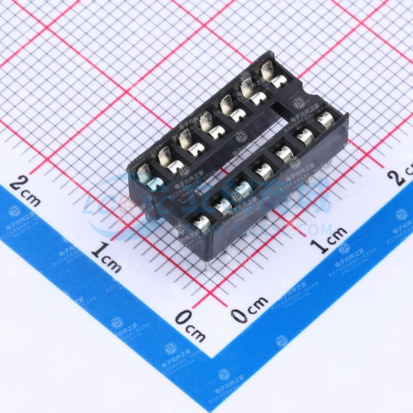 2x7P 间距2.54mm 方孔 P数:14P