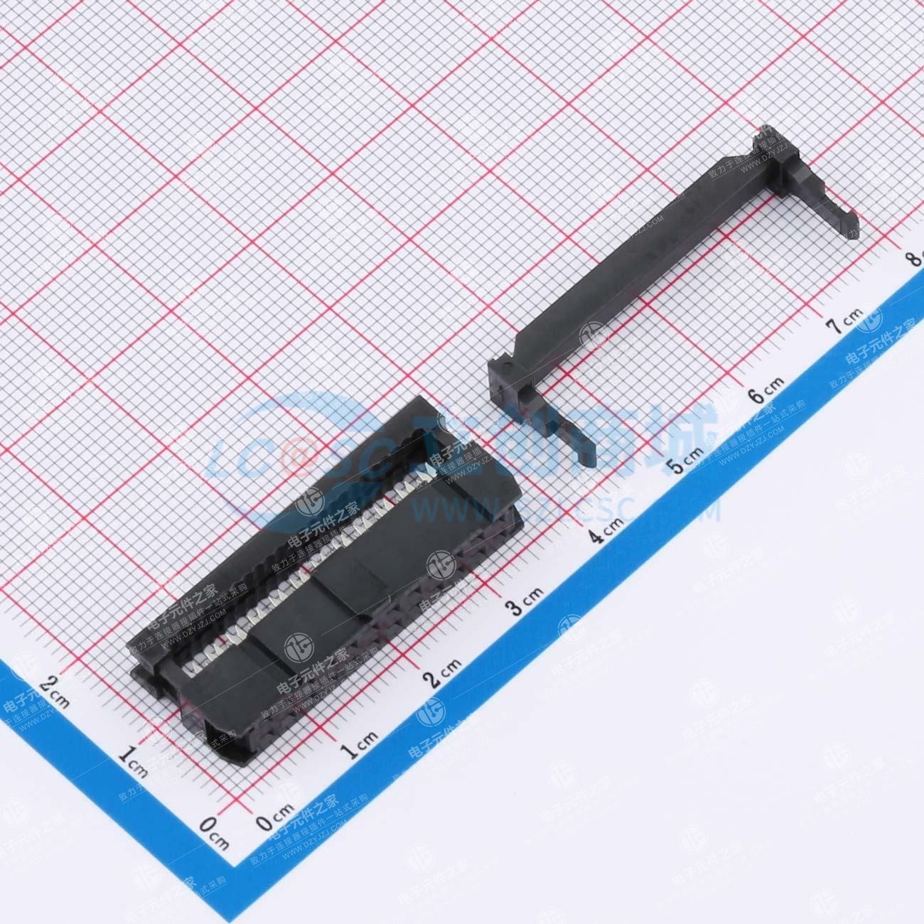 3件套 2.54mm 2x12P 排数:2 每排P数:12
