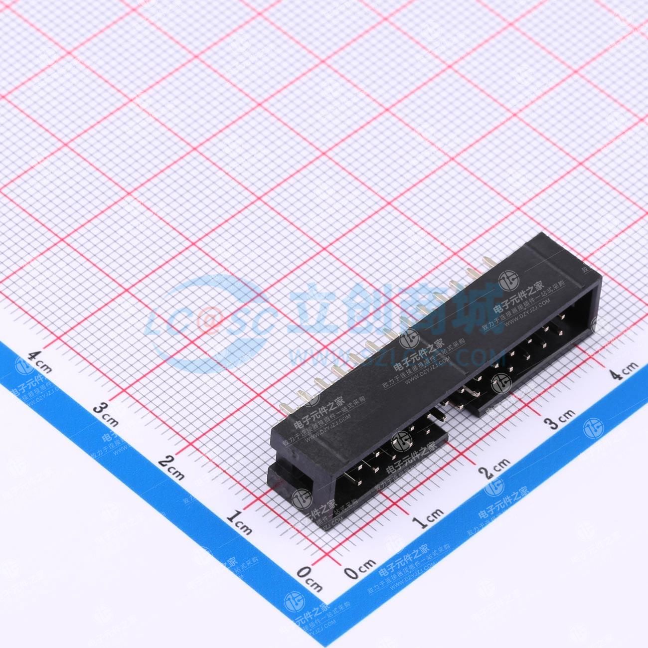 2.54mm 2x13P 排数:2 每排P数:13