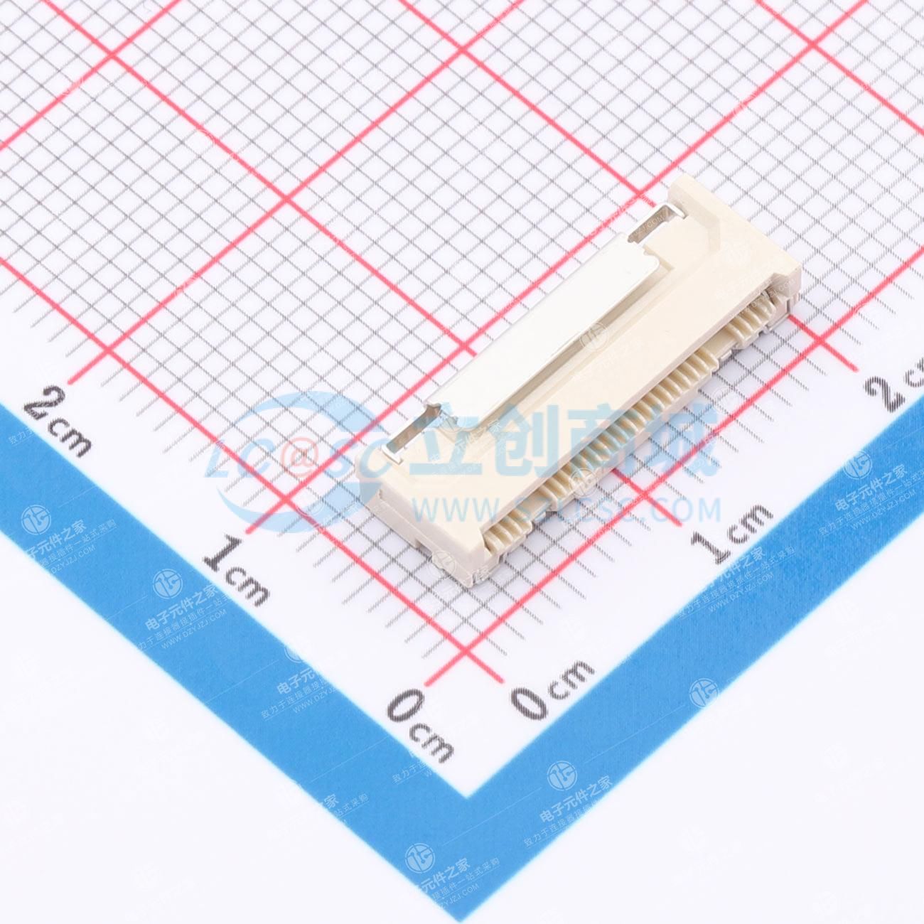间距:0.5mm P数:30P 下接