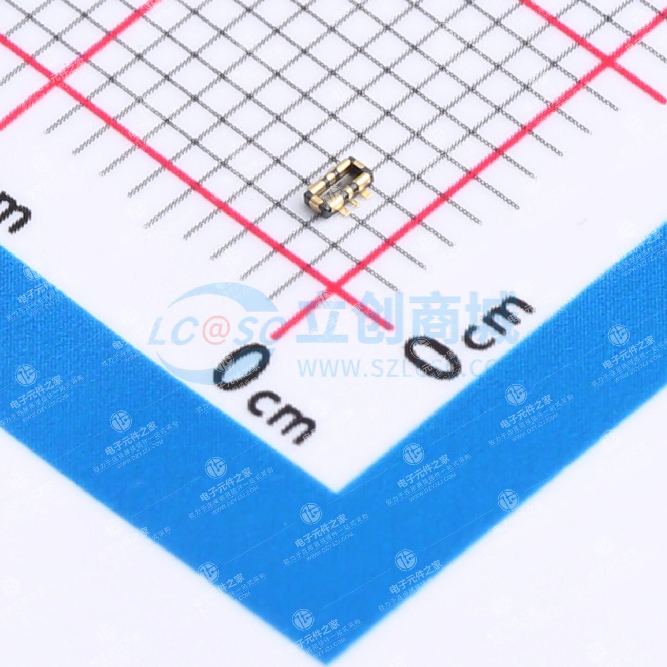 PIN:2P 间距:0.35mm 立贴