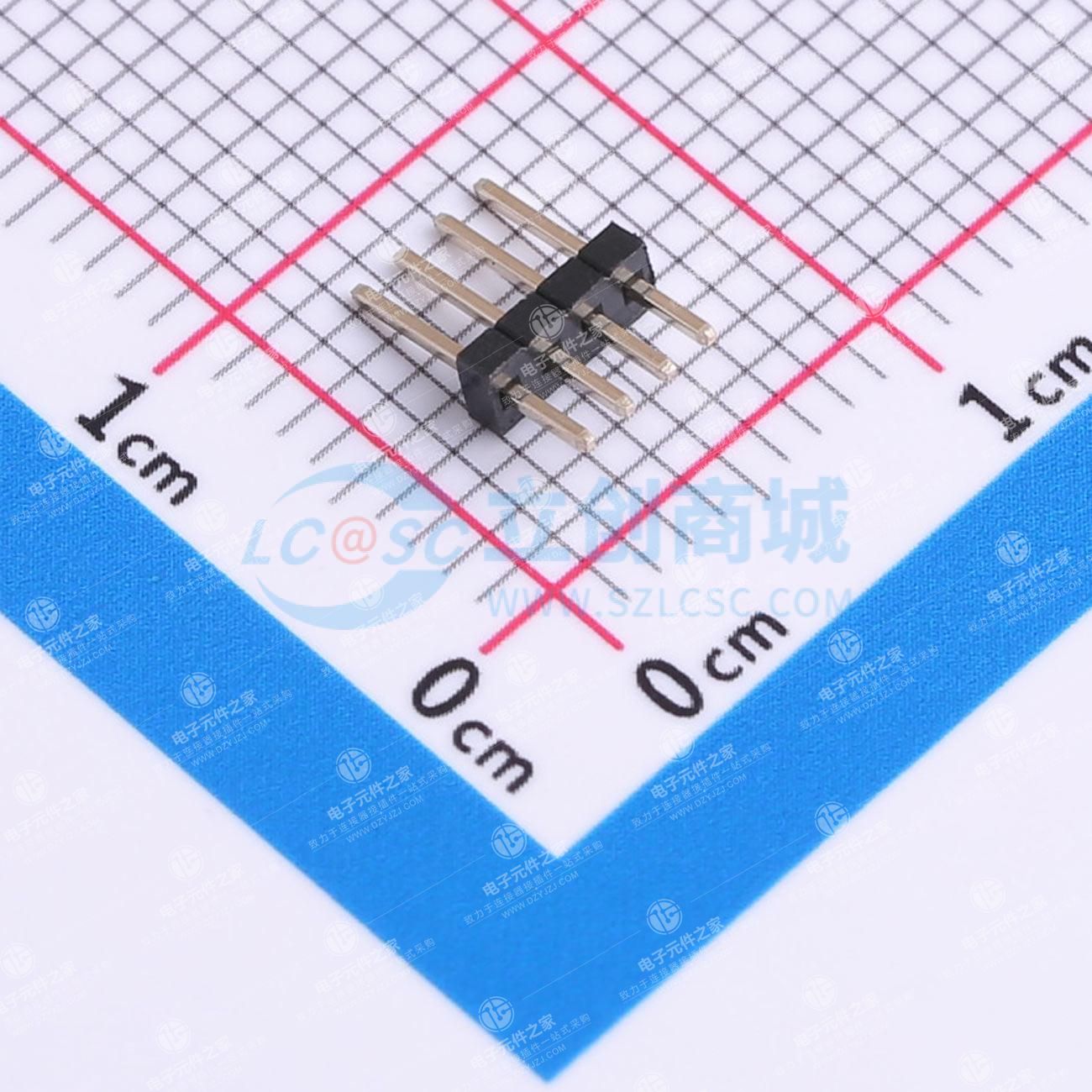 1x4P 间距:1.27mm 方针 直插