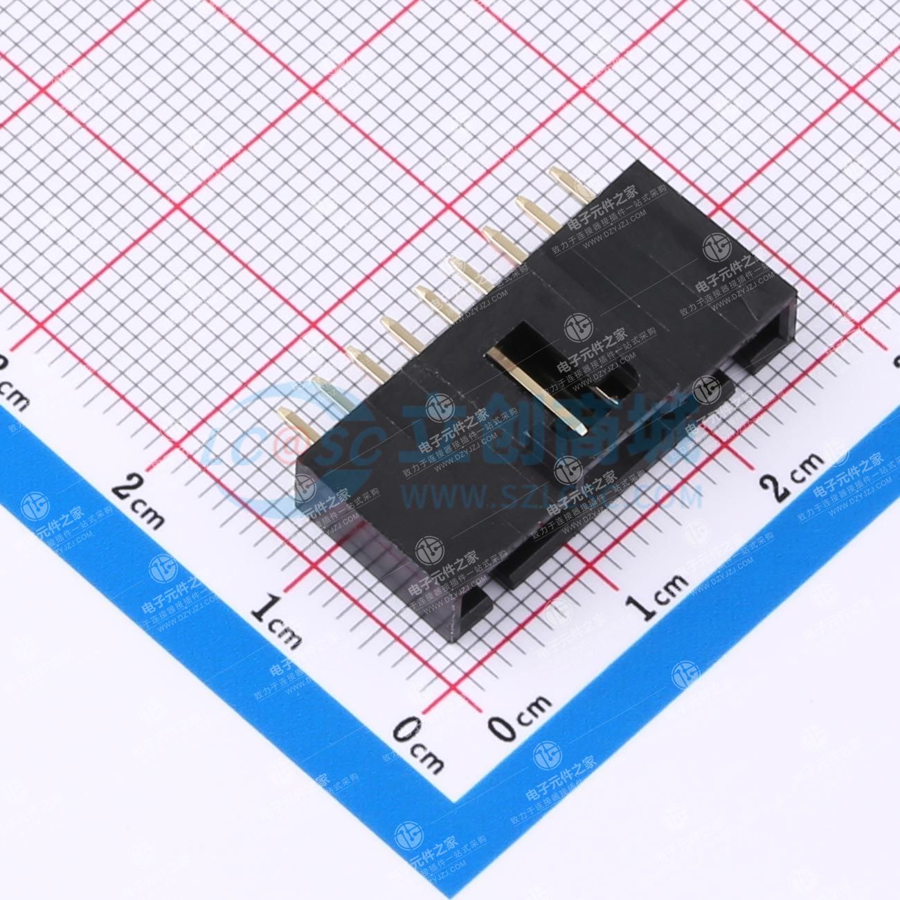 1x9P 间距:2.54mm 直插