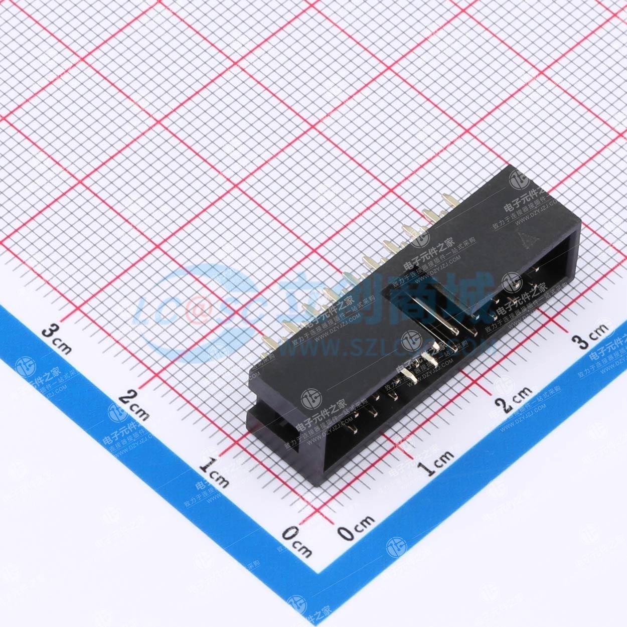 2x11P 间距:2.54mm 直插