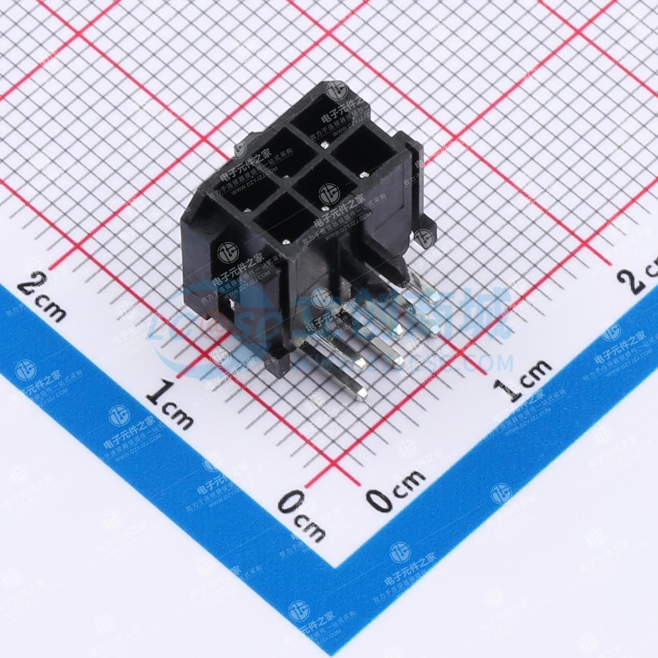 2x3P 间距:3mm 弯插