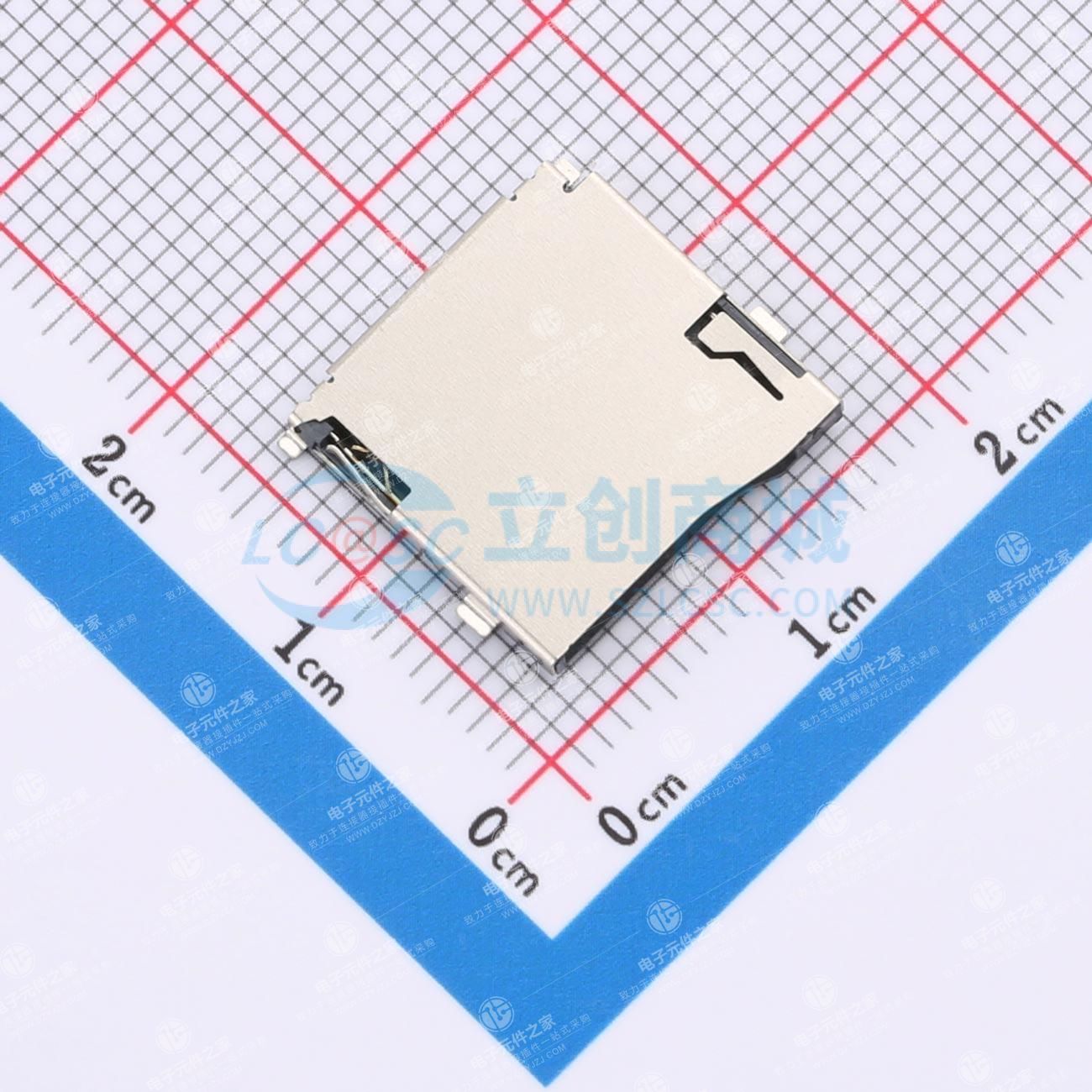 自弹式 MicroSD卡(TF卡) 卡座