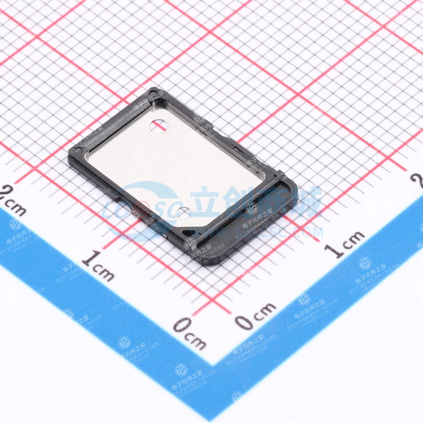 金比莱NANO SIM 6P H1.38卡座 专配SIM卡托 B款 黑色