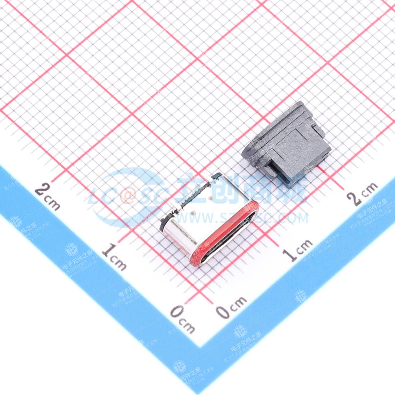 Type-C 母 立贴