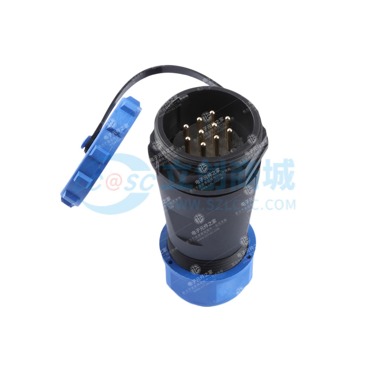 塑料组装式针型插头