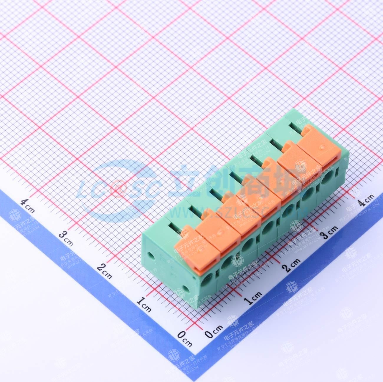 1x7P 5.08mm 每排P数:7 排数:1