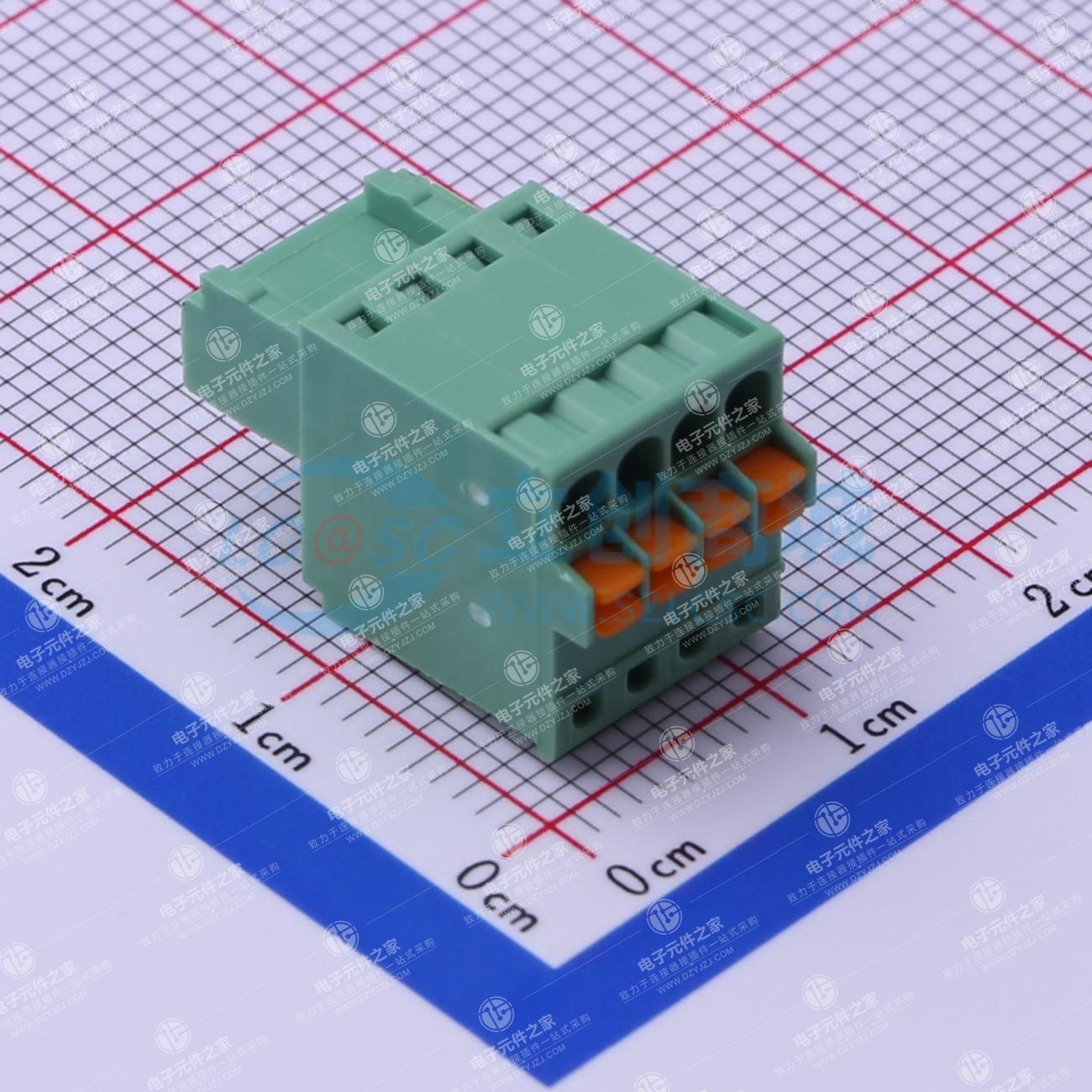 无固定装置 1x4P 2.5mm 排数:1 每排P数:4
