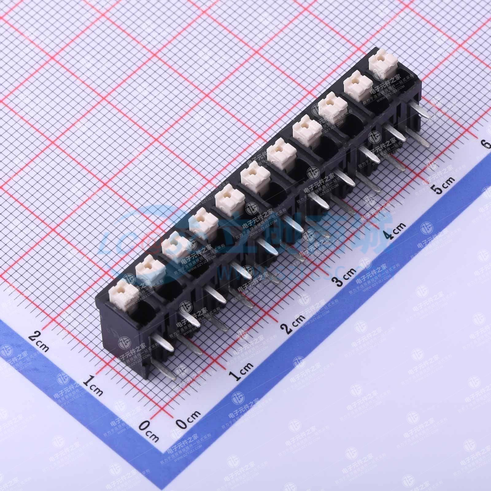 1x11P 5mm 每排P数:11 排数:1