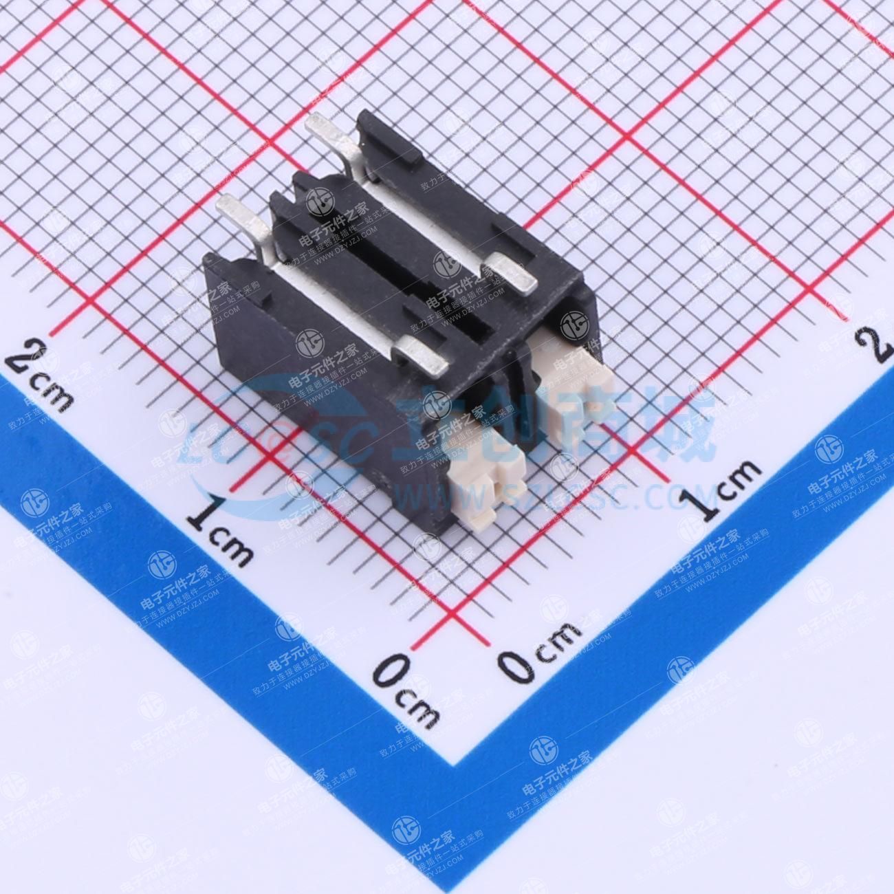 1x2P 5mm 每排P数:2 排数:1