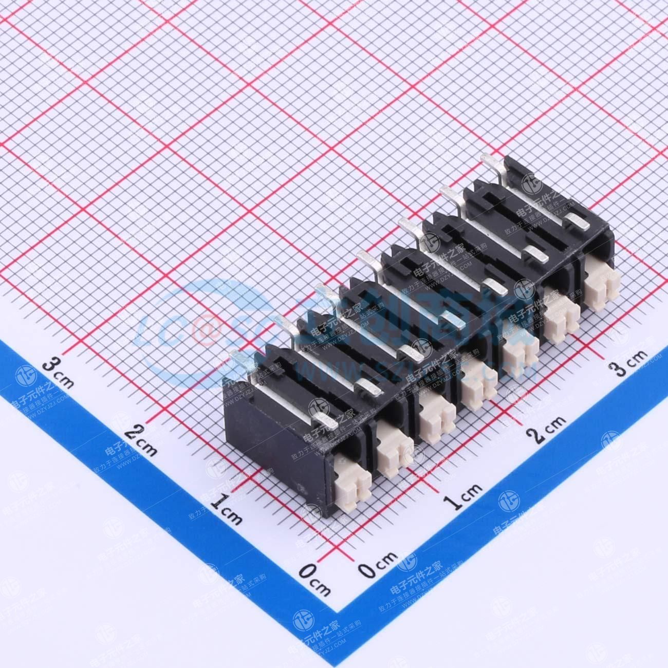 1x7P 5mm 每排P数:7 排数:1