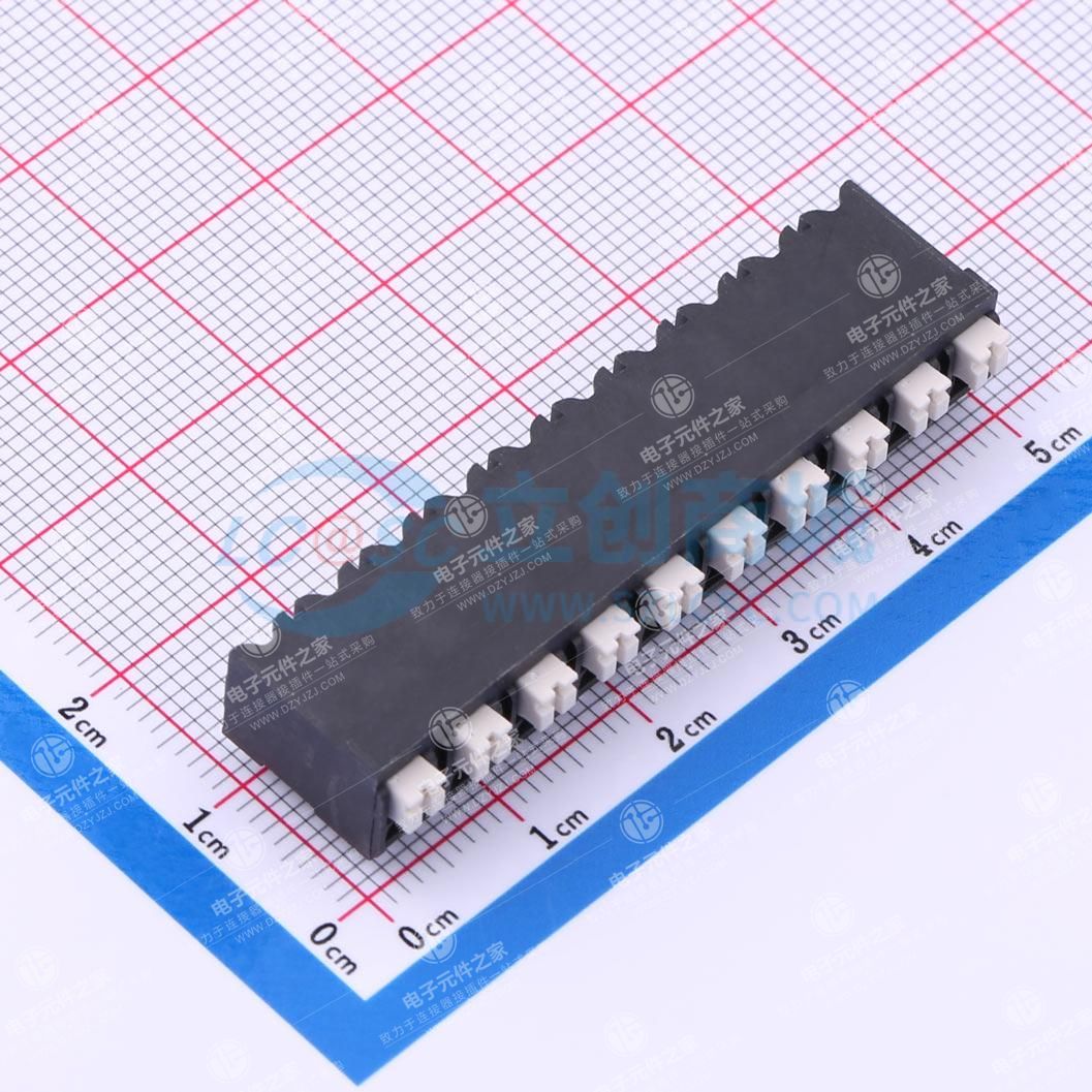 黑色 1x10P 5mm 每排P数:10 排数:1