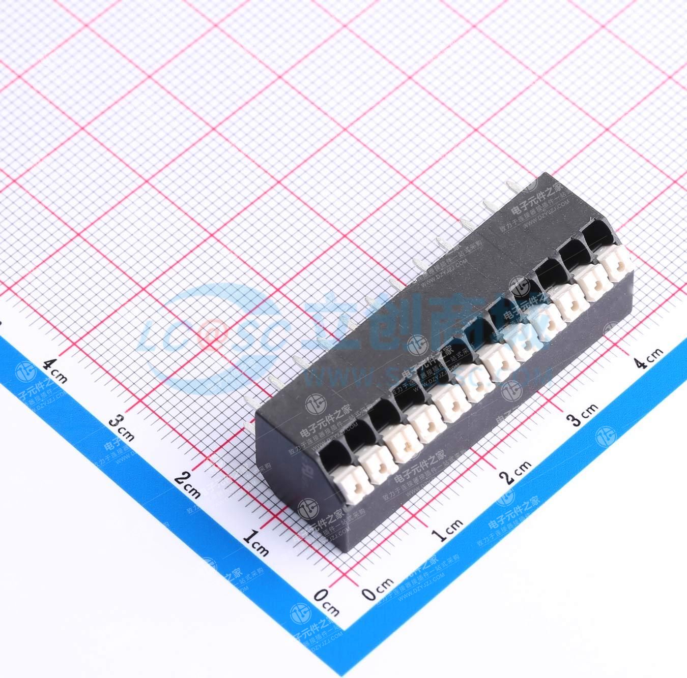 黑色 1x12P 3.5mm 每排P数:12 排数:1