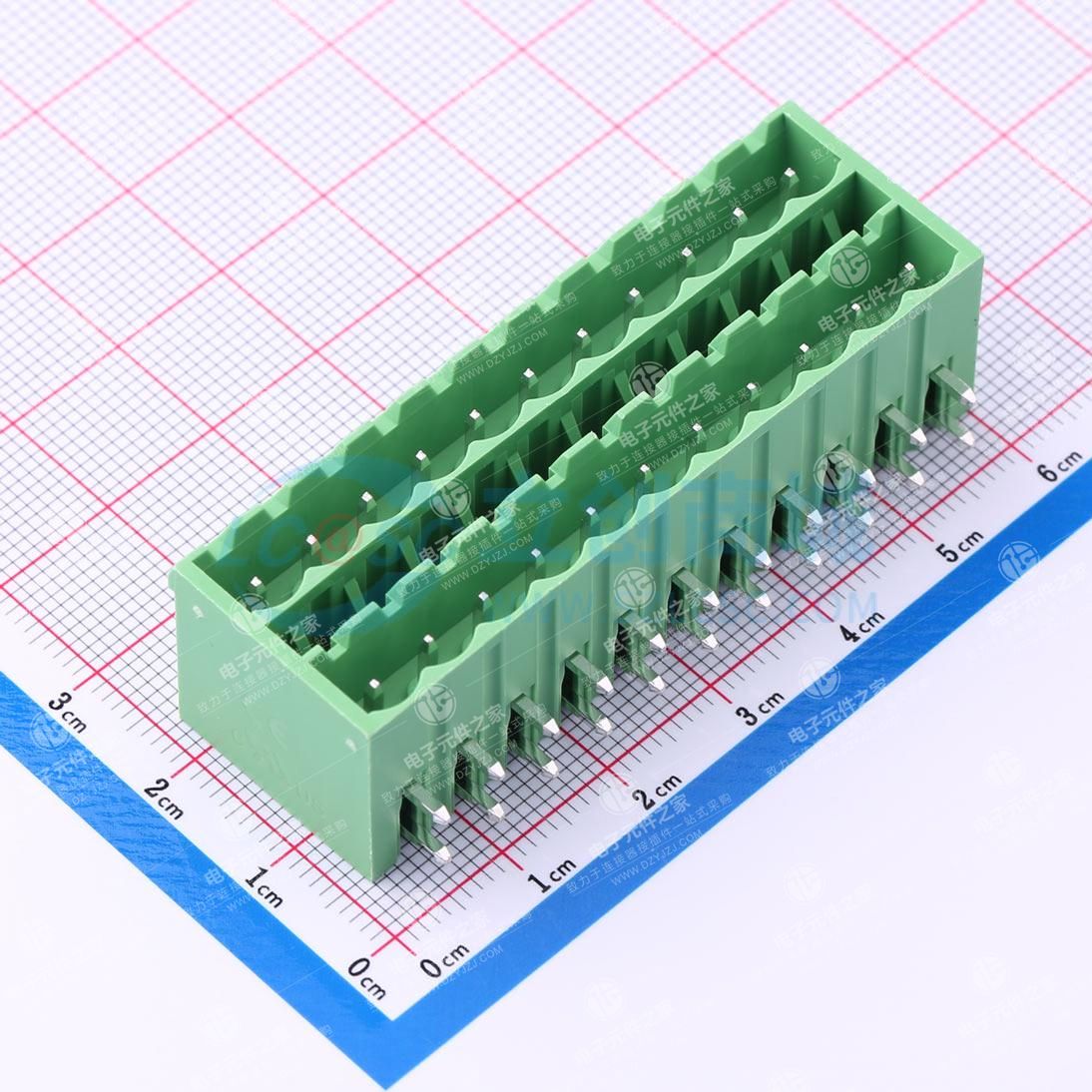 2x11P 5.08mm 排数:2 每排P数:11