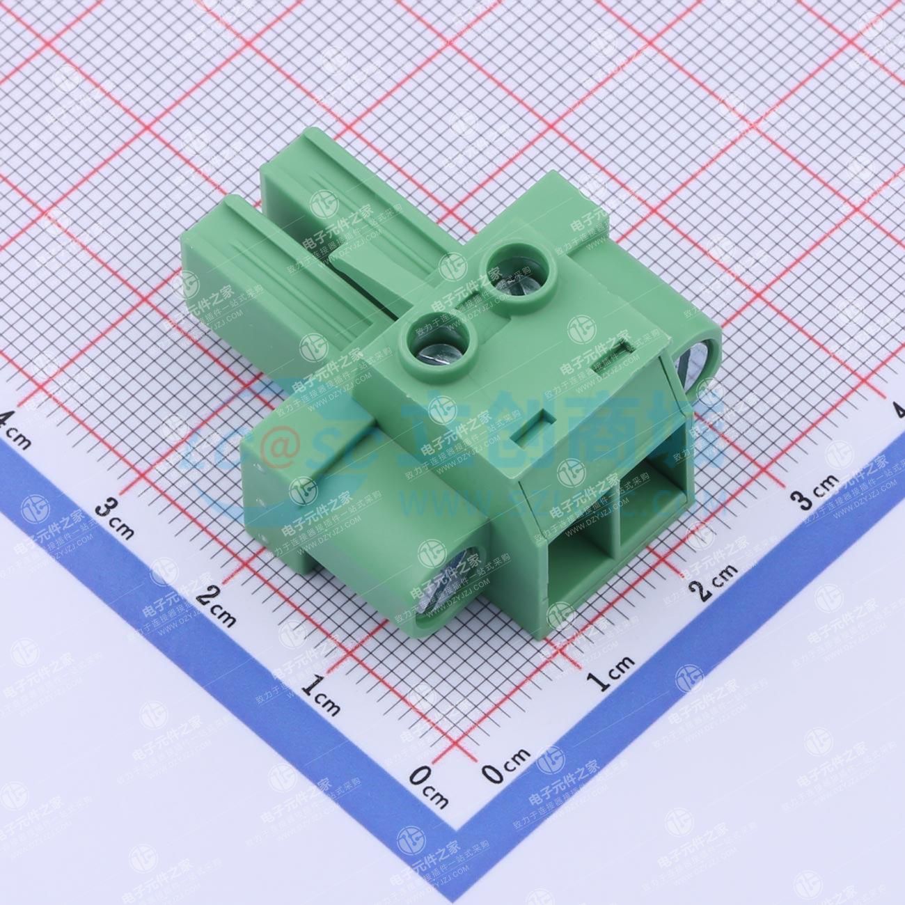 螺丝固定 1x2P 7.62mm 排数:1 每排P数:2