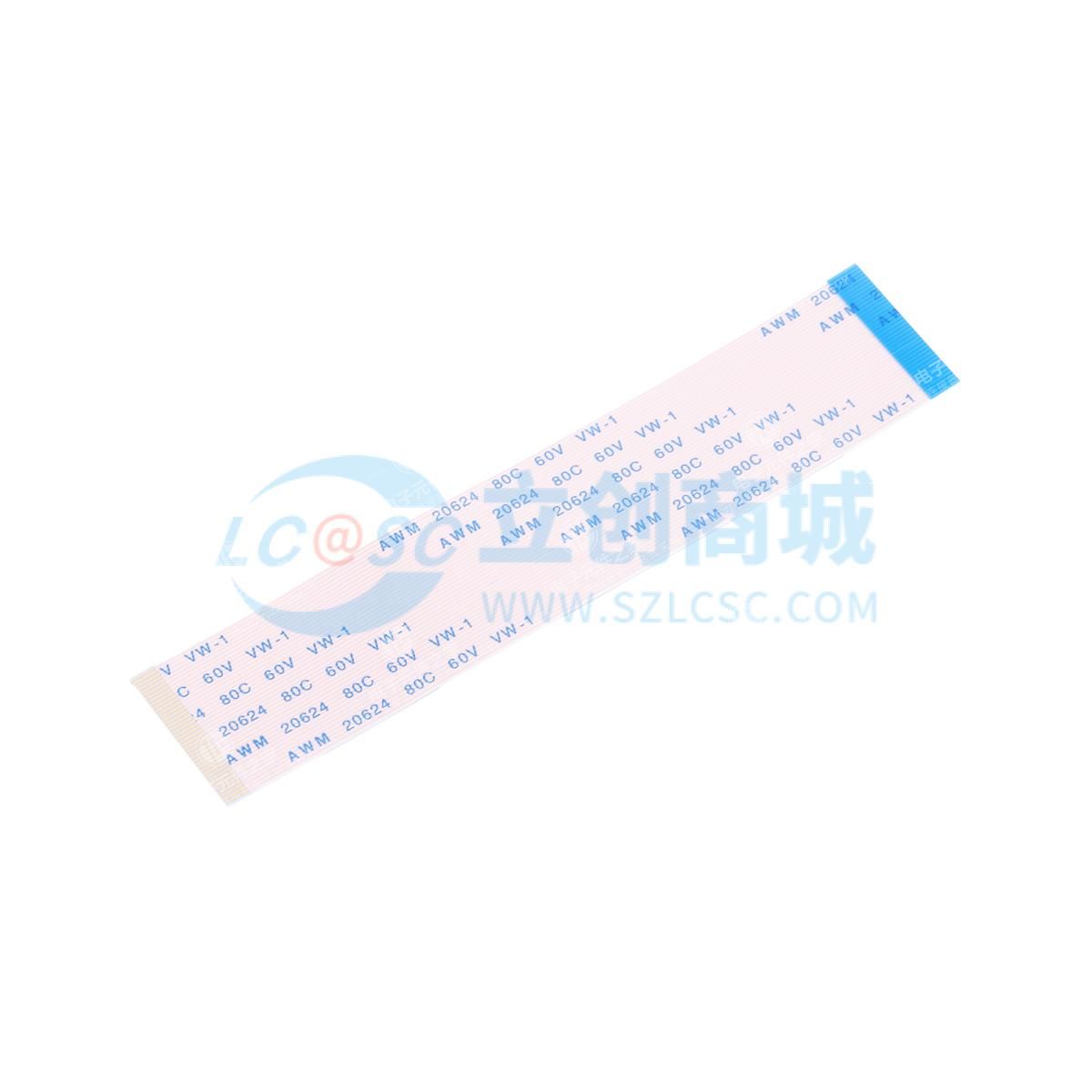 间距:0.5mm 插入厚度:0.3mm 总PIN数:40P 触点:反向 总长度:100mm 描述：金手指3mm 加强板4mm 镀金