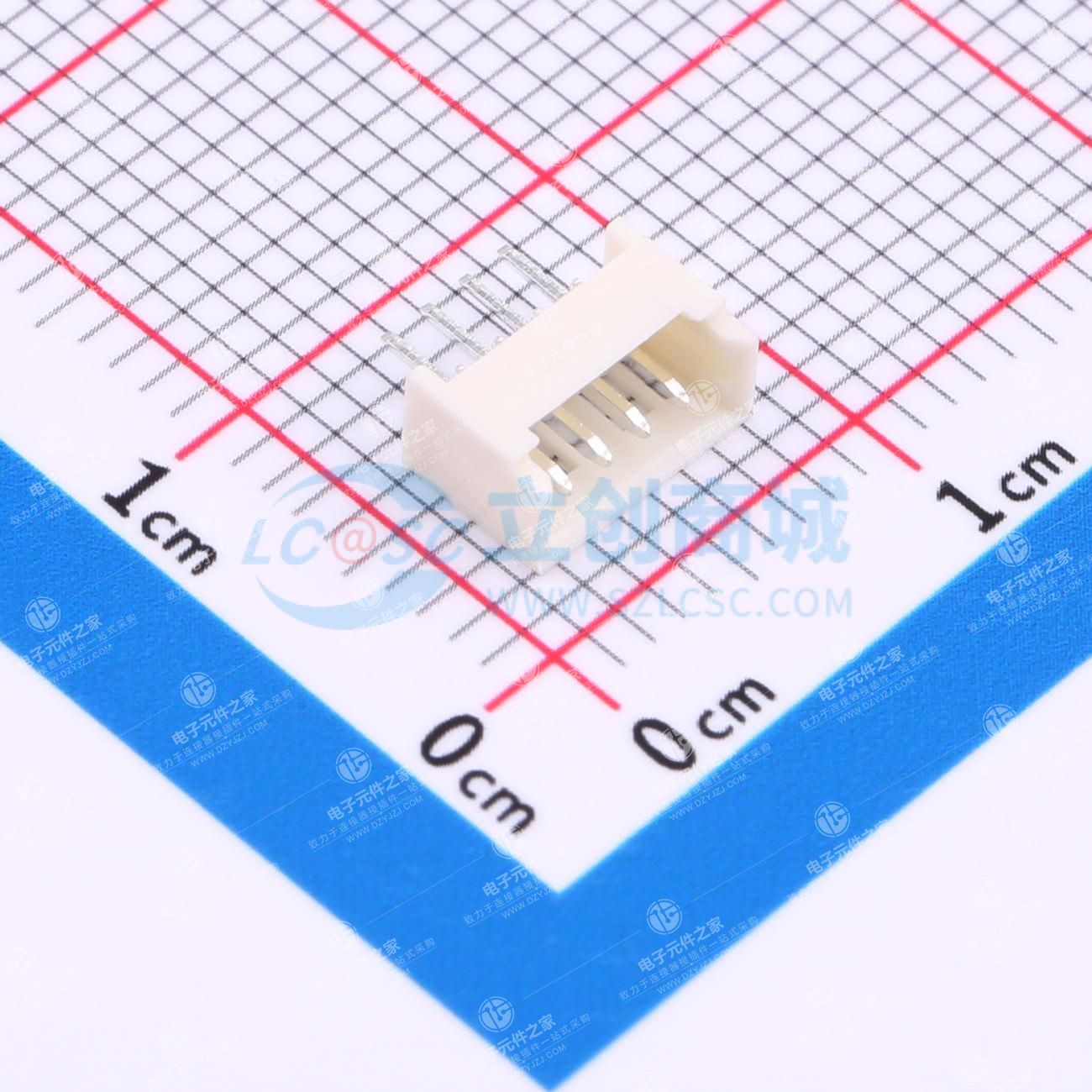 1x4P 间距:1.25mm 直插 系列:PicoBlade(MX 1.25)