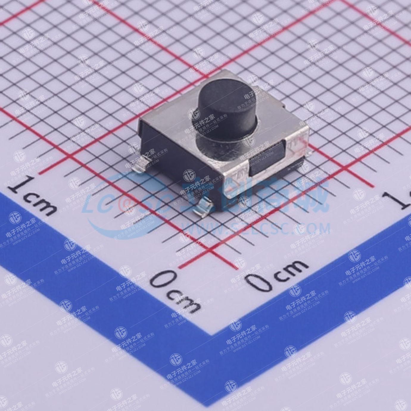 6.2*6.2*4.3mm 立贴 轻触开关