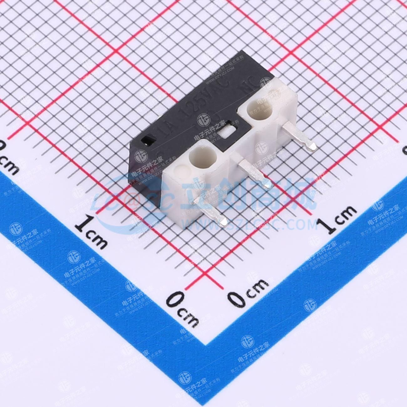 12.7*5.7*7.5mm 插件微动开关