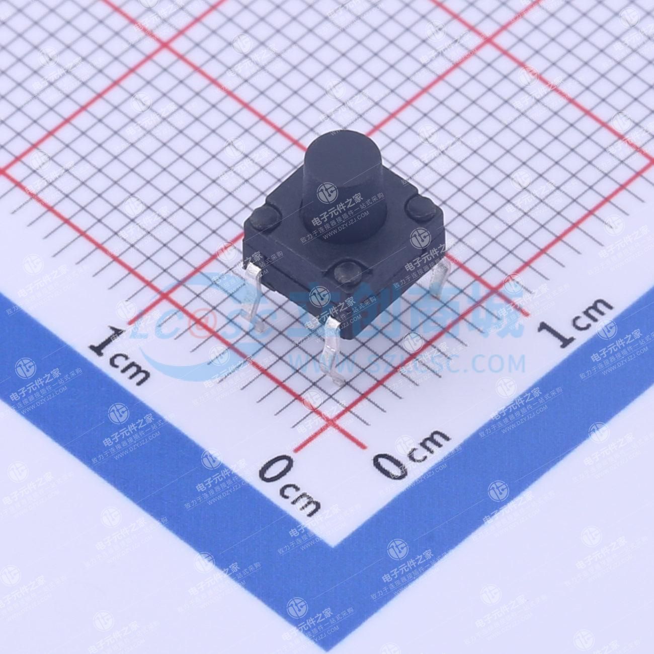 6*6*7mm 直插 轻触开关
