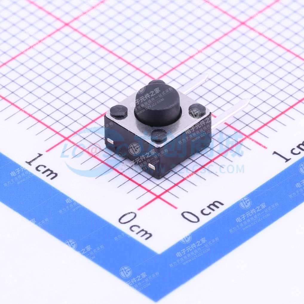 6*6*5mm 卧插 轻触开关