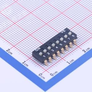 2.54mm 平拨,凸起式 8位