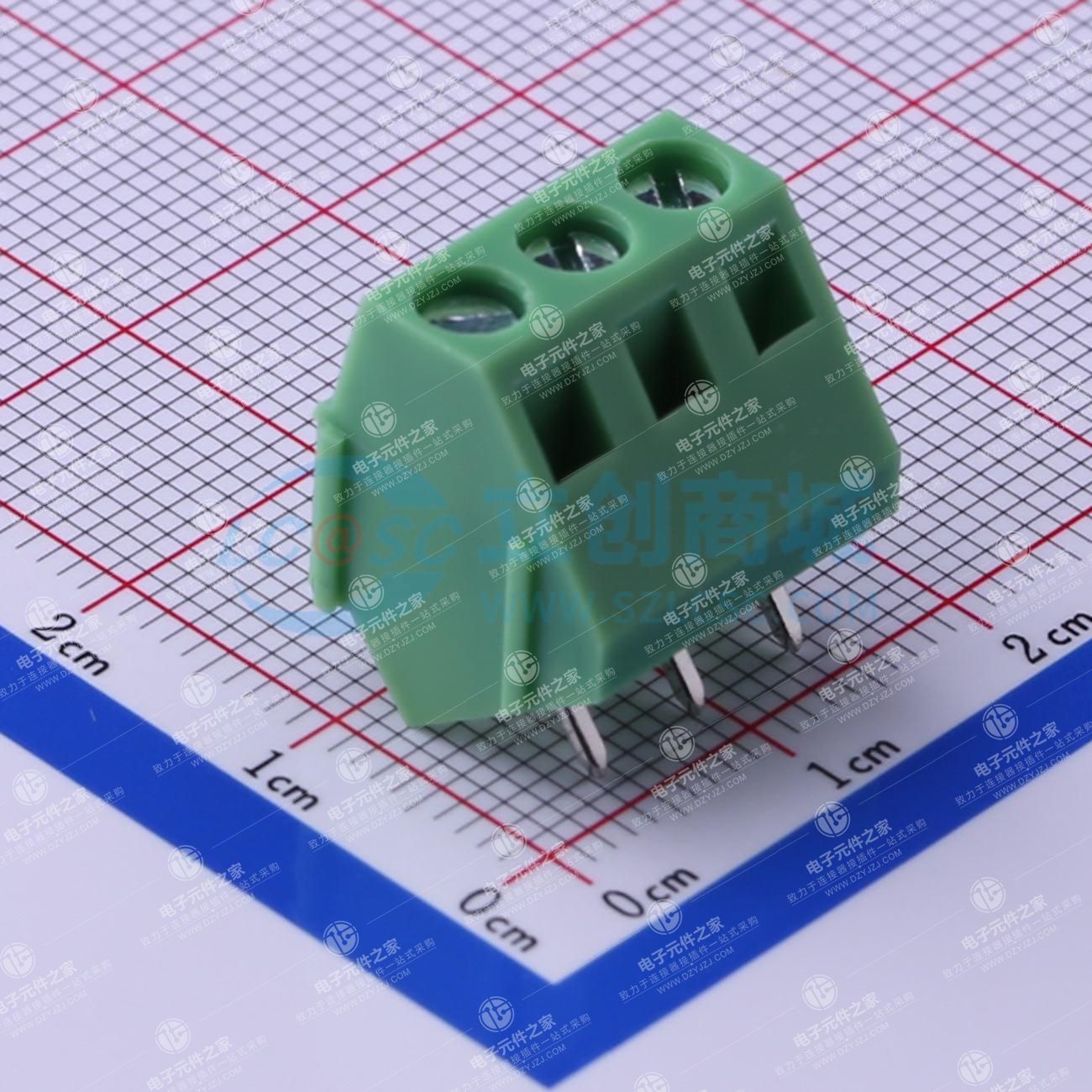 1x3P 5mm 直插 排数:1 每排P数:3