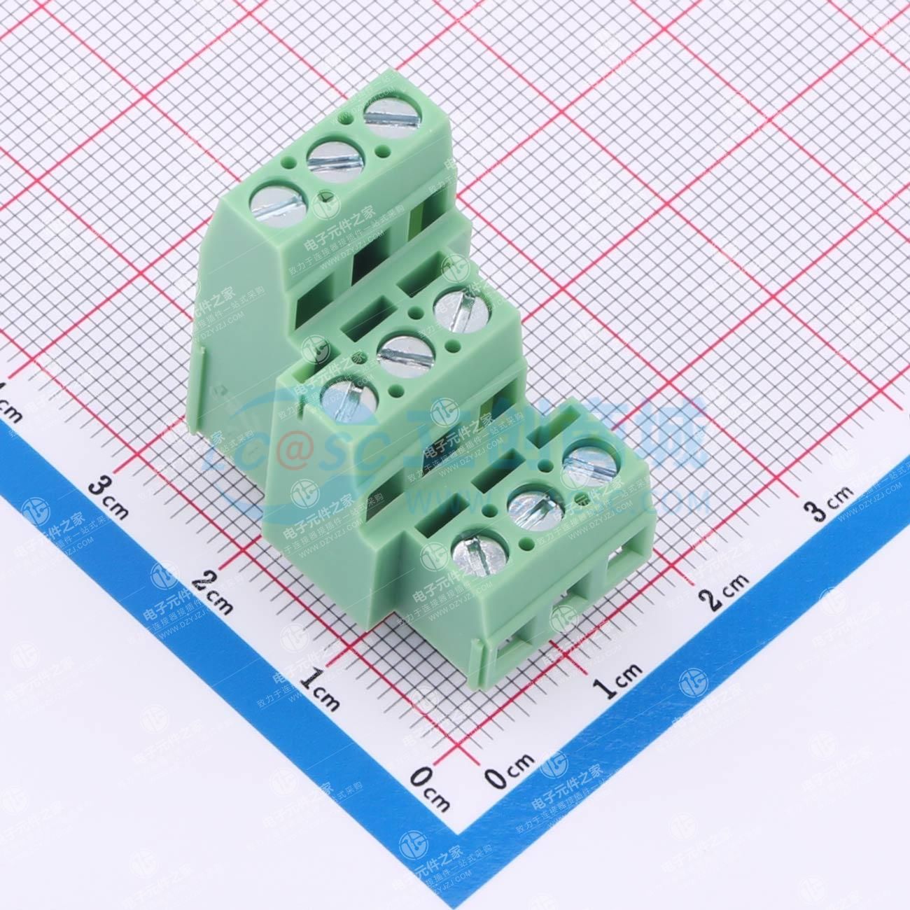 3x3P 5.08mm 直插 排数:3 每排P数:3