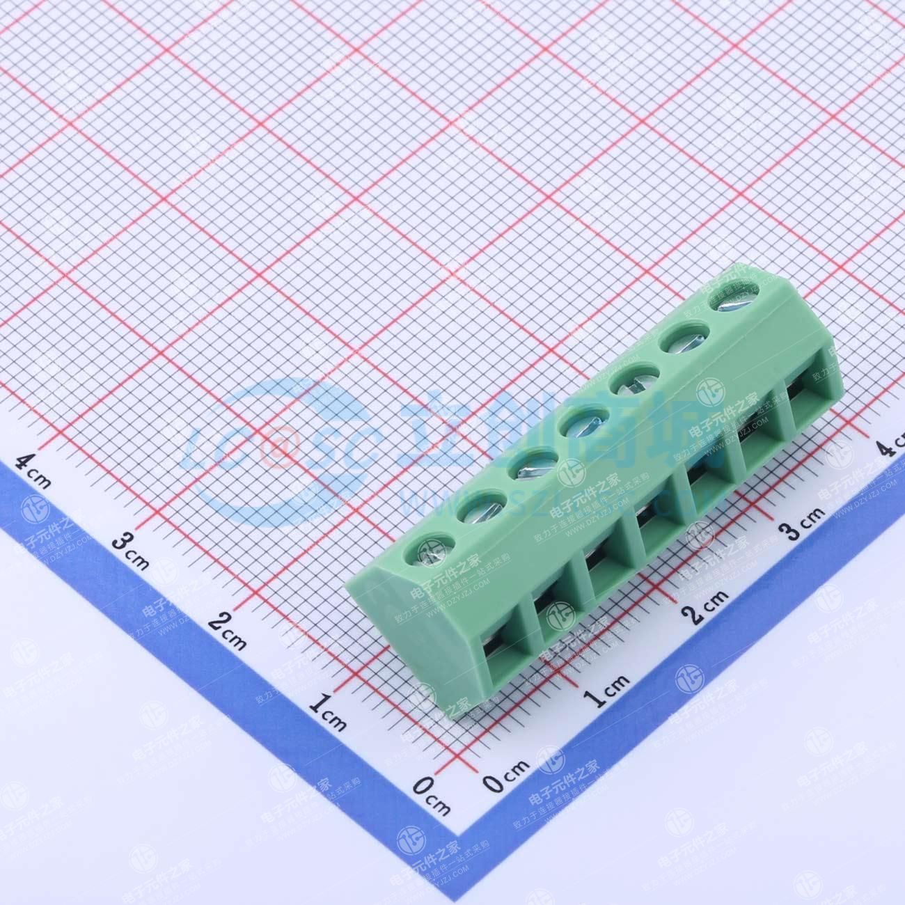 1x7P 5.08mm 直插 排数:1 每排P数:7
