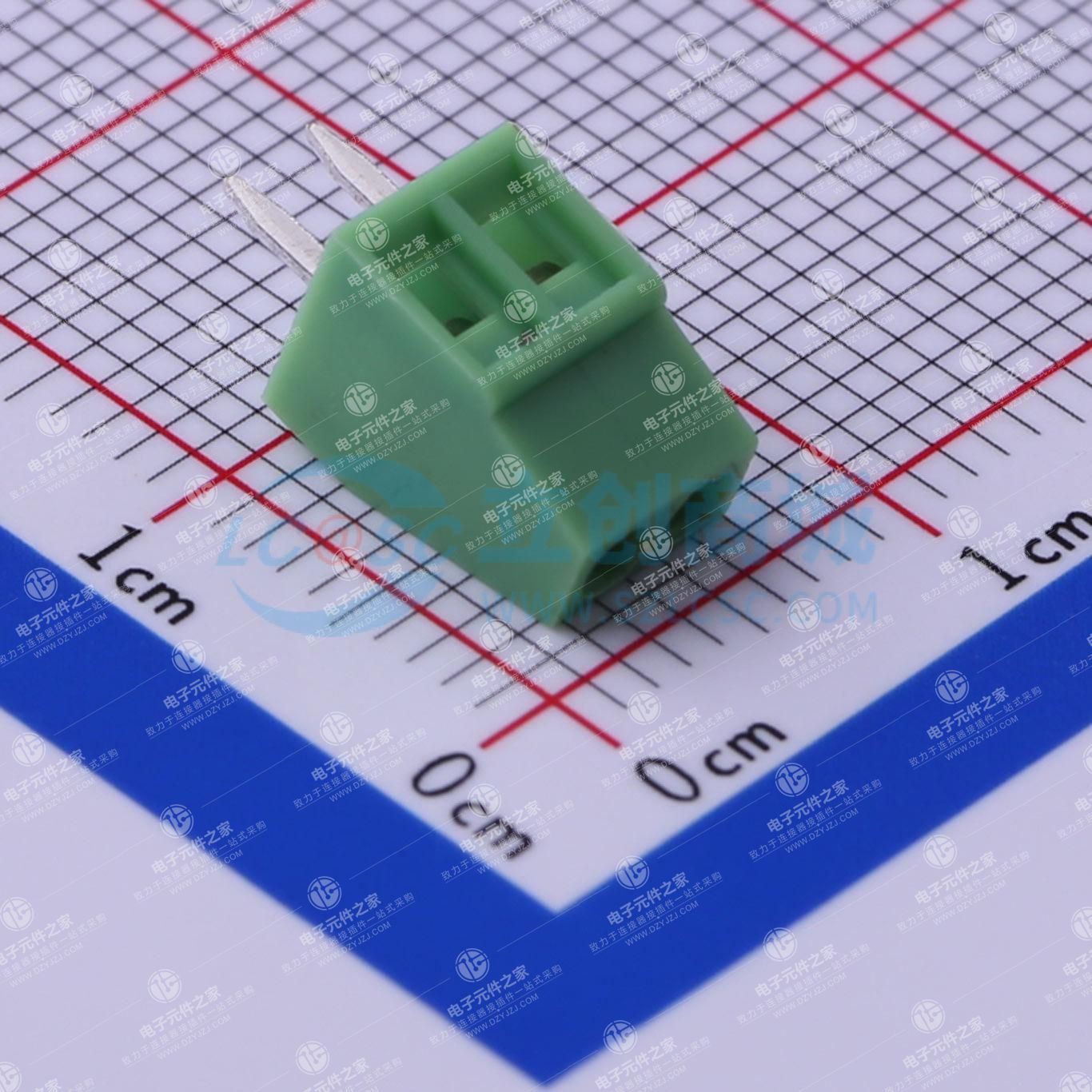 1x2P 2.54mm 直插 排数:1 每排P数:2